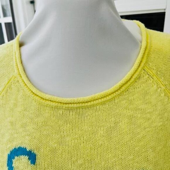 Lilly Pulitzer Resort Top Sweater Yellow Sunny Days Women's Size S Small Rare - Picture 4 of 7